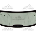 REAR HEATED WINDOW GREY SEKURIT